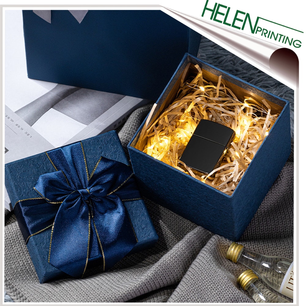 藍色禮品天地蓋盒